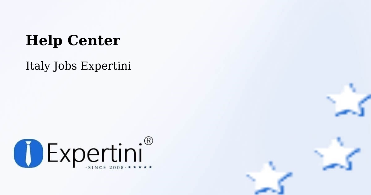 Help Center – Barcis - Italy Jobs Expertini