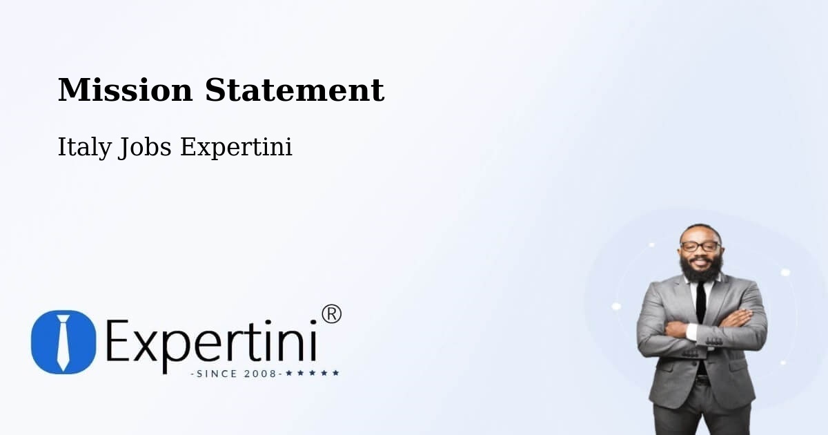 Corporate Mission – Barcis - Italy Jobs Expertini