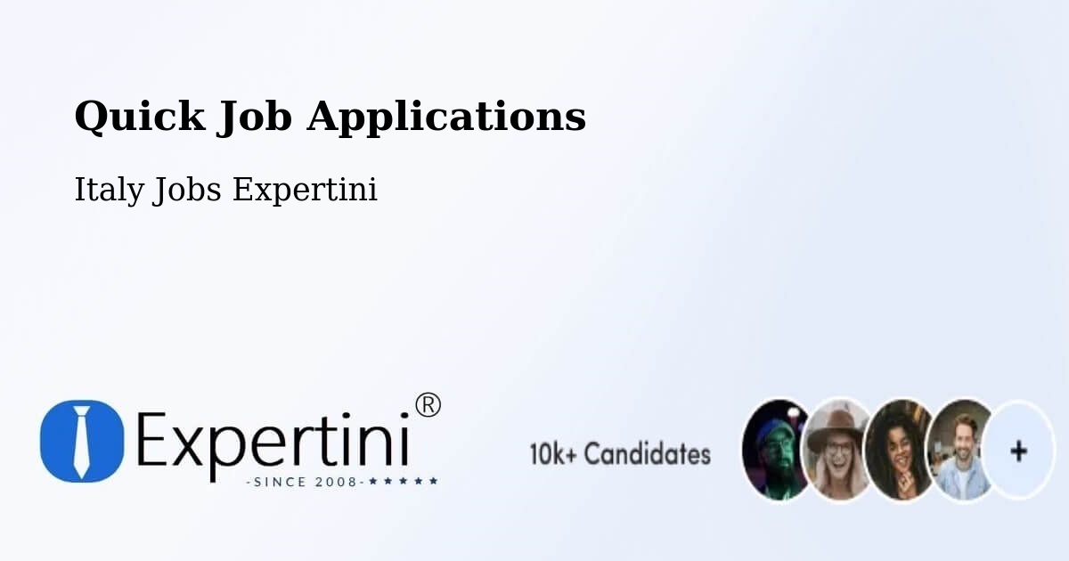 Quick Apply Feature – Barcis - Italy Jobs Expertini