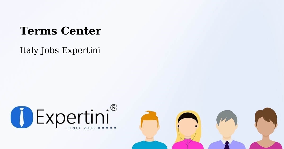 Terms of Service – Barcis - Italy Jobs Expertini